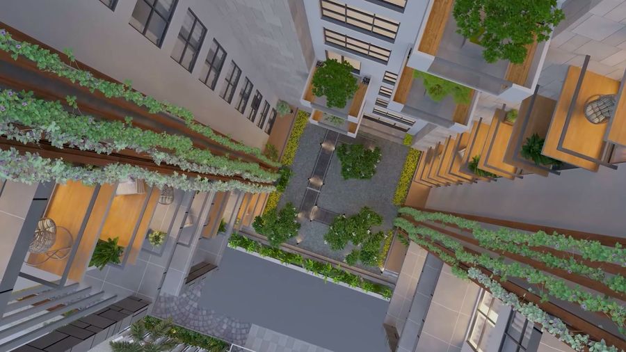 The green atrium at Magnolia Delight