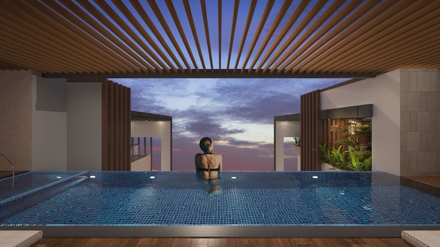 Infinity pool at Magnolia Delight